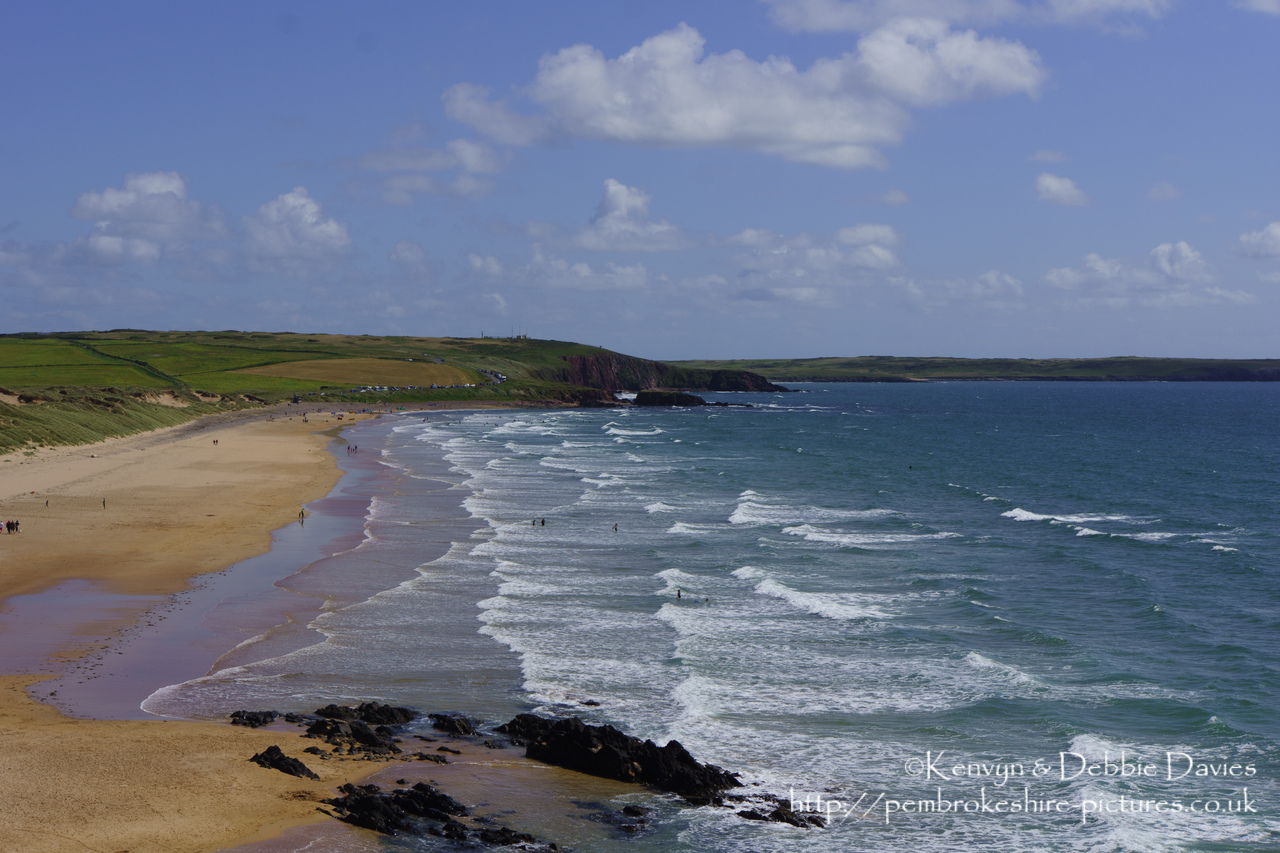 Freshwater West in South Pembrokeshire, Wales
